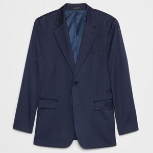 Banana Republic Men's Navy Classic Satin Suit Jacket, 40Short, EUC